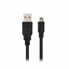 CABLE USB-A 2.0 A MINI USB-C MACHO MACHO 1.8M