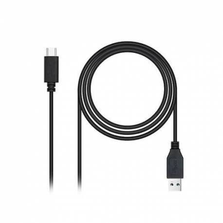 CABLE USB-A 3.1 A USB-C 3.1 NANOCABLE MACHO MACHO 1.5M