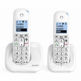 TELEFONO FIJO INALAMBRICO ALCATEL DEC XL785 DUO WHITE