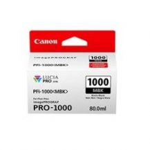 CARTUCHO TINTA CANON PFI-1000 MBK NEGRO