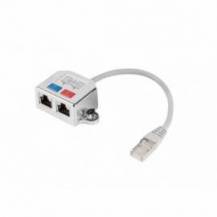 ADAPTADOR LANBERG SPLITTER ETHERNET FTP 2XRJ45