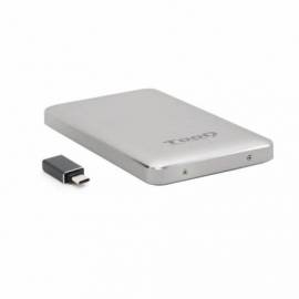 CAJA EXTERNA DISCO DURO 2.5" USB 3.1 + ADAPTADOR USB-C