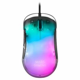 RATON MARS GAMING MMGLOW OPTICO RGB 7 BOTONES