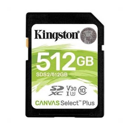 TARJETA DE MEMORIA SDXC KINGSTON 512GB PLUS UHS CL10