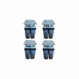 KIT 4 RUEDAS RACK PHASAK 19"