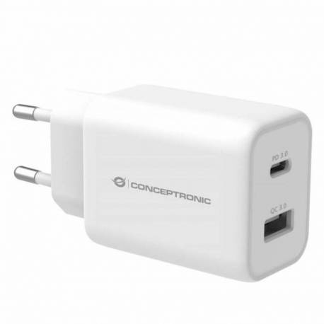 CARGADOR CONCEPTRONIC PD 1 PUERTO USB-C-A