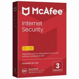 ANTIVIRUS MCAFEE INTERNET SECURITY 3 DISPOSITIVOS