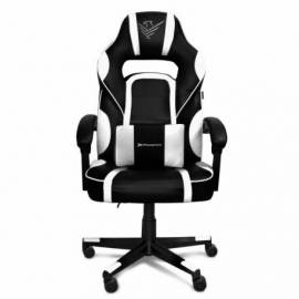 SILLA GAMING TROPHY CUERO PU BLANCA