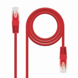 CABLE RED UTP CAT6 RJ45 NANOCABLE 0.25M