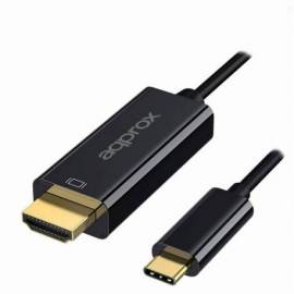CABLE USB-C A HDMI MACHO MACHO 1.2M