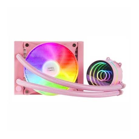 KIT REFRIGERACION MARS GAMING MLONE120P ROSA 1 VENTILADOR