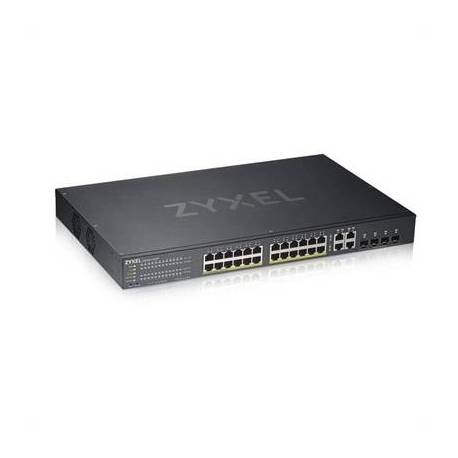 SWITCH 24 PUERTOS ZIXEL GS192024 GIGABYTE 4XSFP