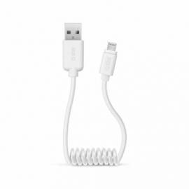 CABLE TIPO MUELLE USB 2.0 A LIGHTINING SBS 0.5M