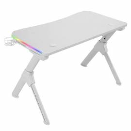 MESA GAMING MGDRGBW BLANCO DE 110CM