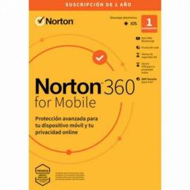ANTIVIRUS NORTON 360 MOBILE ESPAÑOL ANUAL