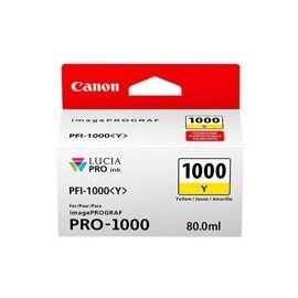 CARTUCHO TINTA CANON PFI-1000Y AMARILLO PRO-1000