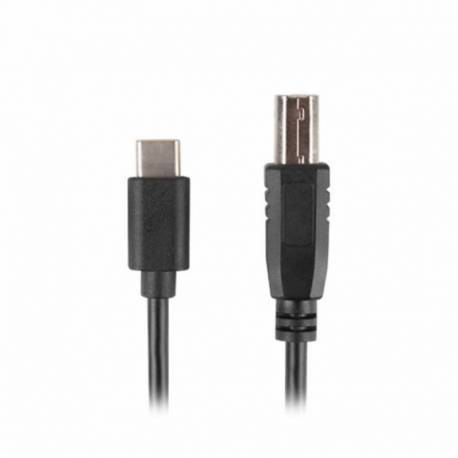 CABLE USB-C A USB-B LAMBERG MACHO MACHO 1.8M