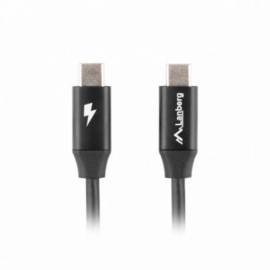 CABLE USB-C 3.1 LAMBERG MACHO MACHO 0.5M