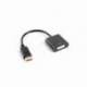 ADAPTADOR LANBERG DUAL LINK DISPLAYPORT MACHO A DVI HEMBRA