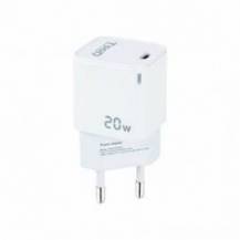 CARGADOR PARED TOOQ USB - C BLANCO 20W