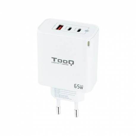 CARGADOR PARED TOOQ TRIPLE 2XUSB - C +