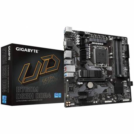 PLACA BASE GIGABYTE B760M DS3H DDR4 MATX 1700