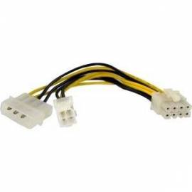 CABLE ALIMENTACION PLACA MICRO 4 PIN HEMBRA Y MOLEXA 8 PINES MACHO