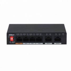 SWITCH 6 PUERTOS DAHUA PFS3006 GIGABYTE POE
