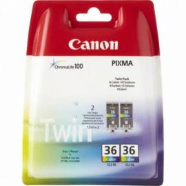 MULTIPACK 2 UNIDADES CANON CLI-36 TRICOLOR