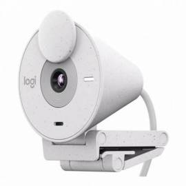 WEBCAM LOGITECH BRIO 300 BLANCO CRUDO FHD USB-C