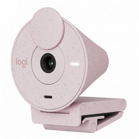 WEBCAM LOGITECH BRIO 300 ROSADO FHD USB-C