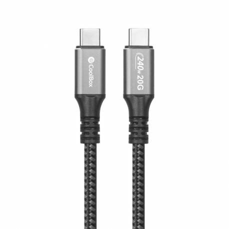 CABLE COOLBOX CARGA MAS DATOS MICRO USB-C 240W