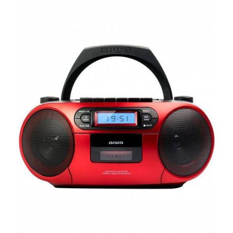 Radio de Bolsillo Aiwa RS-55 AM/FM, color Rojo