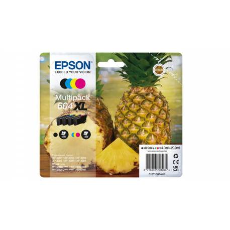 MULTIPACK EPSON 604XL NEGRO Y COLORES