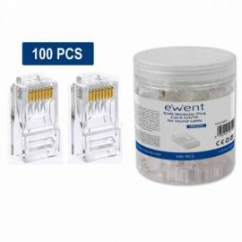 CONECTOR RJ45 EWENT CAT6U (BOLSA DE 100 UNIDADES)