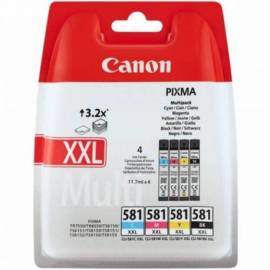 MULTIPACK TINTA CANON CLI-581XXL NEGRO Y COLORES