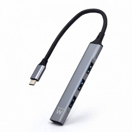 HUB USB-C EWENT 1XUSB 3.0- 3XUSB 2.0