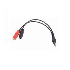 CABLE AUDIO CCA - 417 JACK 3.5" 2XHEMBRA 1MACHO