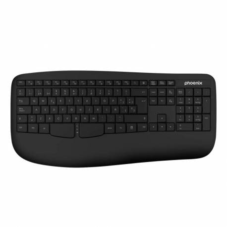 TECLADO ERGONÓMICO INALÁMBRICO PHOENIX K2041