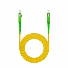 NANOCABLE CABLE FIBRA SC - APC LSZH AMARILLO