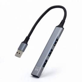 HUB SLIM EWENT 4 PUERTOS USB-A
