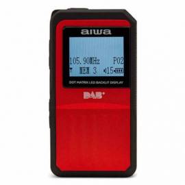 RADIO PORTATIL BOLSILLO AIWA RD - 20DAB ROJO