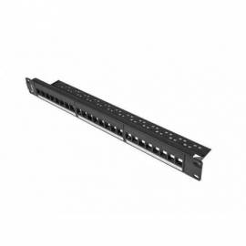 PATCH PANEL LANBERG 24 PUERTOS 1U RACK 19"