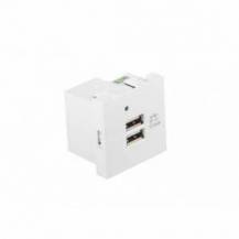 ROSETA PARED LANBERG 230V 2 X USB 5V