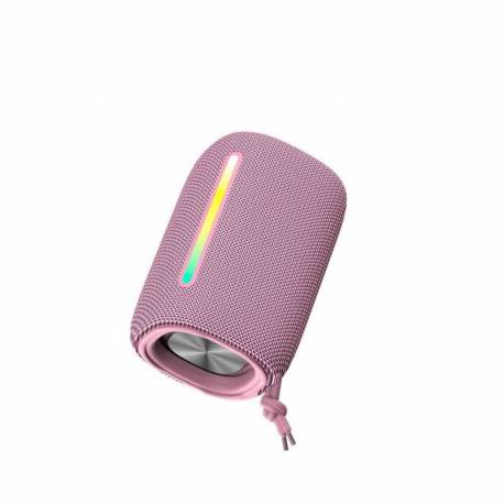 ALTAVOZ BLUETOOTH FOREVER BS 10 LED PINK