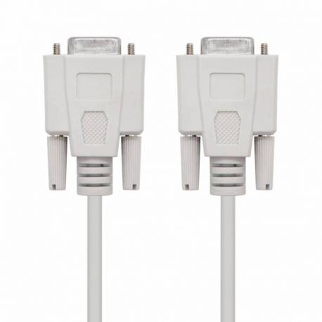 CABLE RS232 DB9 NANOCABLE 1.8M HEMBRA HEMBRA