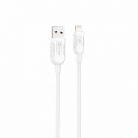 CABLE QCHARX ATHENS USB A LIGHTNING 3A 1M