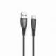 CABLE QCHARX BERLIN USB A USB-C 3A 1M