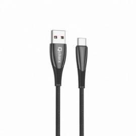 CABLE QCHARX BERLIN USB A USB-C 3A 1M