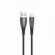 CABLE QCHARX BERLIN USB A LIGHTNING 3A 1M